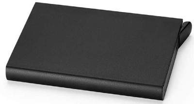 WOOD BAZAR 6 Card Holder(Set of 1, Black)