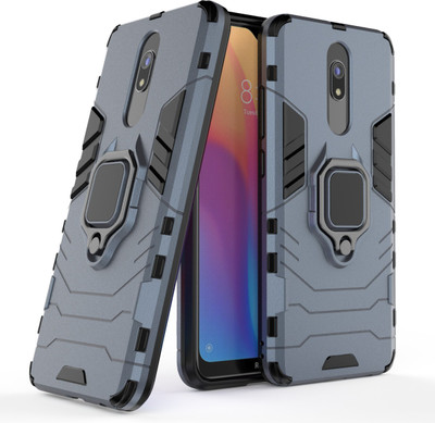 Cover Alive Back Cover for Mi Redmi 8(Blue, Shock Proof)