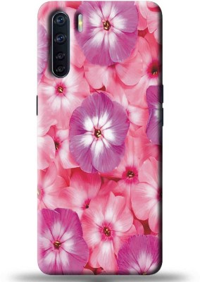 NDCOM Back Cover for OPPO F15 Print Flowers Slim Fit Printed(Multicolor, Hard Case, Pack of: 1)