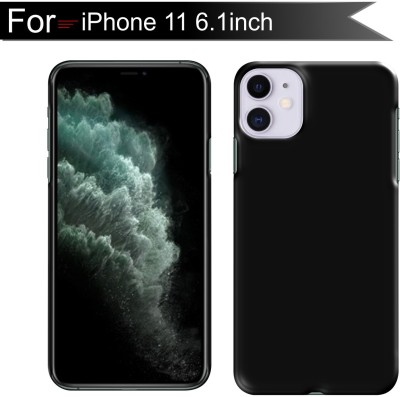 CASE CREATION Back Cover for Apple iPhone 11(Black, Dual Protection, Pack of: 1)