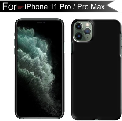 CASE CREATION Back Cover for Apple iPhone 11 Pro Max Ultra Slim Lightweight Hard Premium Matte Finish Original(Black, Hard Case, Pack of: 1)