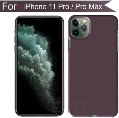 CASE CREATION Back Cover for Apple iPhone 11 Pro Max Ultra Slim Lightweight Hard Premium Matte Finish Original(Red, Hard Case, Pack of: 1)