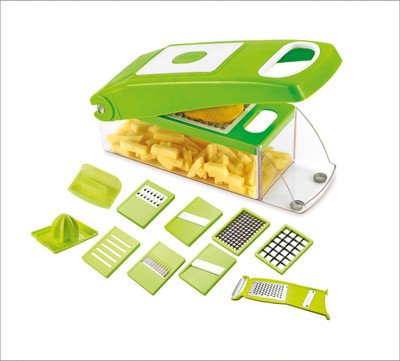 Ecodex 12 In 1 Vegetable Fruit Nicer Slicer Plus Chopper Cutter Vegetable Graters Cutter Vegetable & Fruit Grater & Slicer(1 Set)