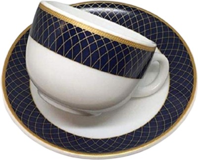 bone china Pack of 12 Opalware Opalware lopala tea and coffee cup(Multicolor, Cup and Saucer)