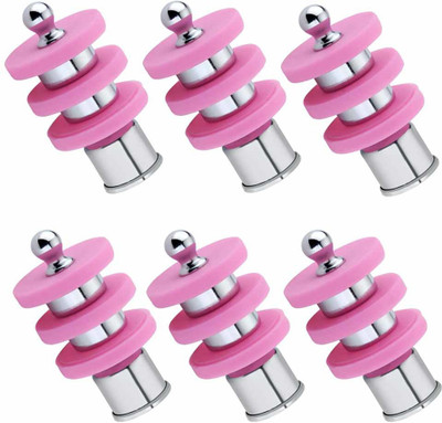 GROWNIX Pink Rod Rail Bracket Metal(Pack of 6)