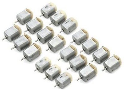 Creative Tech DC Toy Motor 3V-6V for Electronics Science Project - Pack of 20 Pieces Electronic Components Electronic Hobby Kit