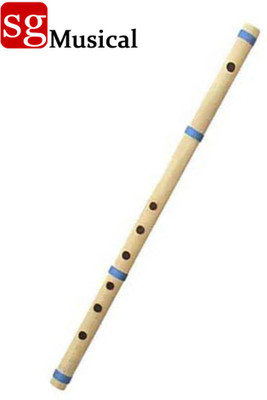 SG MUSICAL Indian Bamboo Classical G Scale Bansuri Bamboo Flute(45 cm)