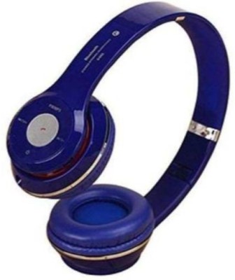 GUGGU TFN_687H S 108 Bluetoth for all Smartphones without Mic Bluetooth Gaming Headset(Blue, On the Ear)