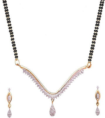 JDX Alloy Silver, Black Jewellery Set(Pack of 1)