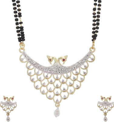 JSD Metal Gold-plated Gold Jewellery Set(Pack of 1)