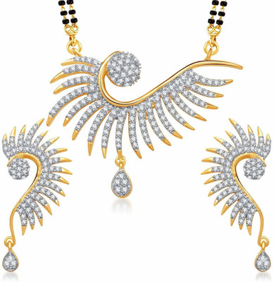 JSD Metal Gold-plated Gold Jewellery Set(Pack of 1)