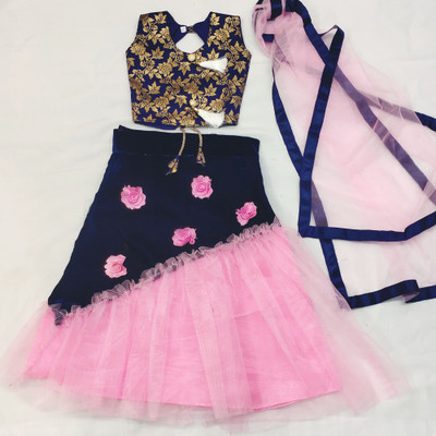 satyamfab-girls-lehenga-choli-ethnic-wear-embroidered-ghagra-choli-dupatta-setpink-pack-of-1