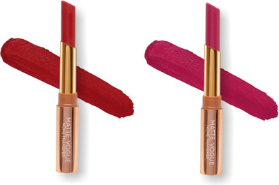 Me-On Matte (04 Ruby Woo , 08 Fuschia)(04,08, 3.6 g)