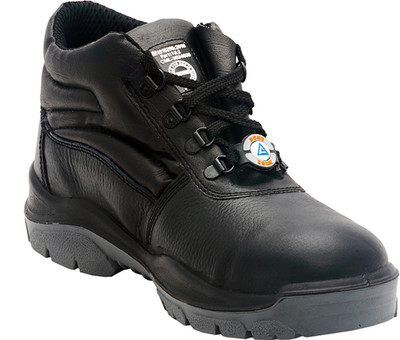 Acme Steel Toe Leather Safety Shoe(Black, S1, Size 10)