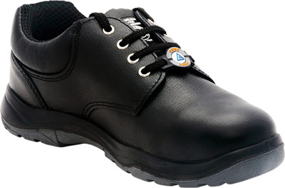 Acme Steel Toe Leather Safety Shoe(Black, S1, Size 6)
