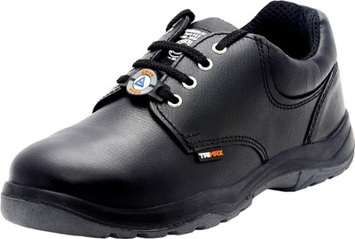 Acme Steel Toe Leather Safety Shoe(Black, S1, Size 7)