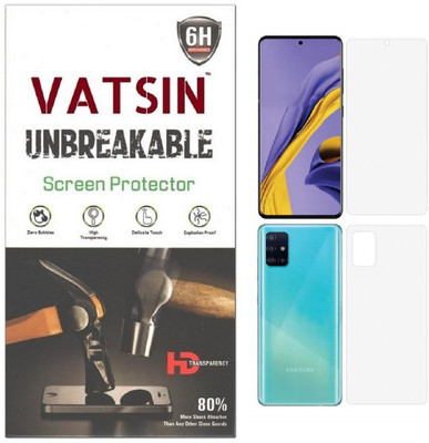 Vatsin Front and Back Screen Guard for Samsung Galaxy M31s(Pack of 2)