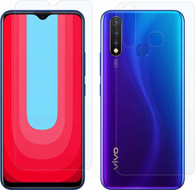 Vatsin Front and Back Screen Guard for Vivo U20(Pack of 2)