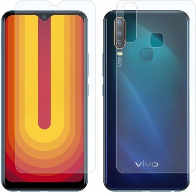 ELEF Front and Back Tempered Glass for Vivo U10(Pack of 2)