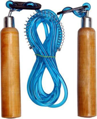 KK CRAFT Wooden Freestyle Skipping Rope ( Length: 274 cm) Freestyle Skipping Rope(Multicolor, Length: 274 cm)