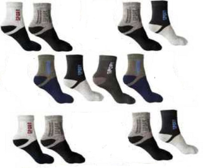 RAJAVI Men & Women Self Design Ankle Length(Pack of 12)