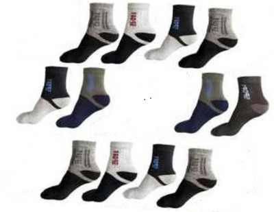 RAJAVI Men & Women Ankle Length(Pack of 12)