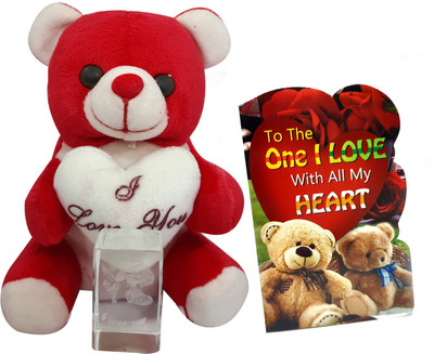 Natali Traders Soft Toy, Greeting Card Gift Set