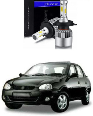 PRTEK LED Headlight Bulbs Conversion Kit, COB High Low Beam Headlamp, Dual Beam Head Light A191 Fog Lamp Car LED for Opel (12 V, 30 W)(Corsa, Pack of 2)