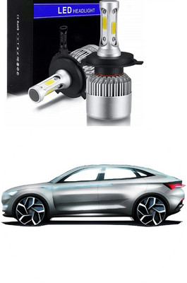 PRTEK LED Headlight Bulbs Conversion Kit, COB High Low Beam Headlamp, Dual Beam Head Light A206 Fog Lamp Car LED for Skoda (12 V, 30 W)(Superb, Pack of 2)