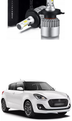 PRTEK LED Headlight Bulbs Conversion Kit, COB High Low Beam Headlamp, Dual Beam Head Light A140 Fog Lamp Car LED for Maruti Suzuki (12 V, 30 W)(Swift, Pack of 2)