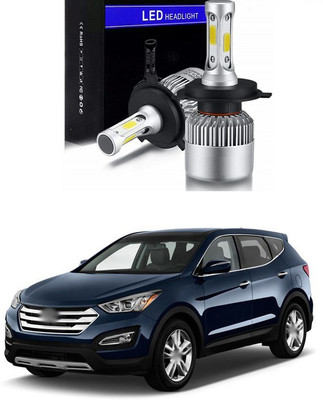 PRTEK LED Headlight Bulbs Conversion Kit, COB High Low Beam Headlamp, Dual Beam Head Light A90 Fog Lamp Car LED for Hyundai (12 V, 30 W)(Elite i20, Pack of 2)