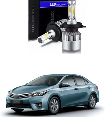 PRTEK LED Headlight Bulbs Conversion Kit, COB High Low Beam Headlamp, Dual Beam Head Light A236 Fog Lamp Car LED for Toyota (12 V, 30 W)(Corolla Altis, Pack of 2)