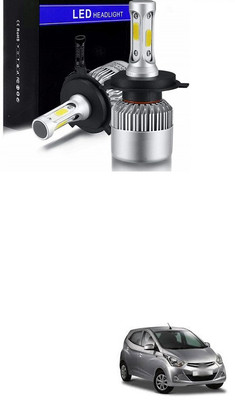 PRTEK LED Headlight Bulbs Conversion Kit, COB High Low Beam Headlamp, Dual Beam Head Light A79 Fog Lamp Car LED for Hyundai (12 V, 30 W)(Eon, Pack of 2)