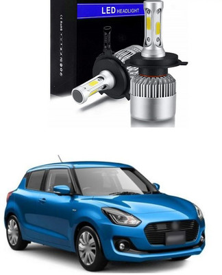 PRTEK LED Headlight Bulbs Conversion Kit, COB High Low Beam Headlamp, Dual Beam Head Light A172 Fog Lamp Car LED for Maruti Suzuki (12 V, 30 W)(Swift, Pack of 2)