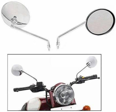 KOHLI BULLET ACCESSORIES Manual Rear View Mirror For Royal Enfield Classic 500, Classic 350(Right, Left)
