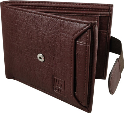 WENZEST Men Brown Artificial Leather Wallet(6 Card Slots)