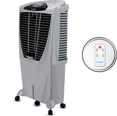 Symphony 80 L Desert Air Cooler Grey Winter 80xl I Howzzthat Com