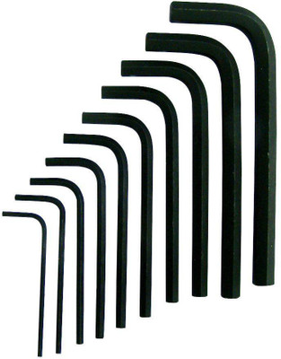 DUMDAAR 10 Pieces Hex Allen Key Wrench L Shape Repair Tool Set Allen Key Set