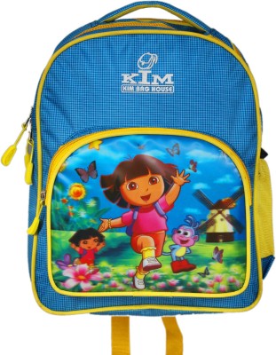 Kim Bag House Waterproof School Bag-Dora Waterproof School Bag(Blue, 14 L)