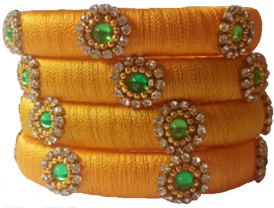 Siraka Fabric, Dori Bangle Set(Pack of 4)