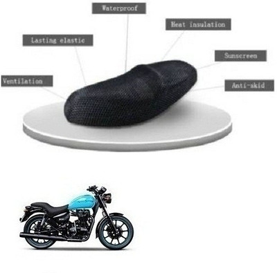 Fatehi cool-a+-mesh-040 Single Bike Seat Cover For Royal Enfield Apache RTR 180