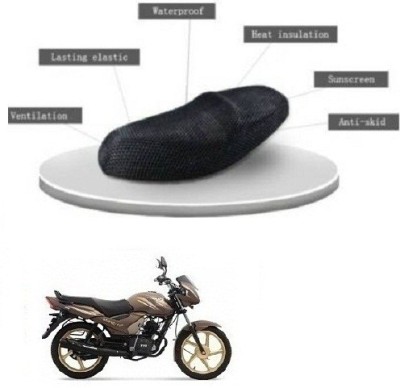 Fatehi cool-a+-mesh-115 Single Bike Seat Cover For TVS Pulsar 135 LS DTS-i