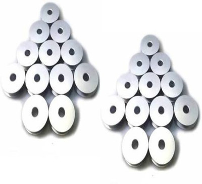 ARORA bobbin_12 Metal Bobbins(Pack of 24, NA)
