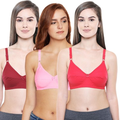 BodyCare by Bodycare Creations Women Full Coverage Non Padded Bra(Red, Maroon, Pink)