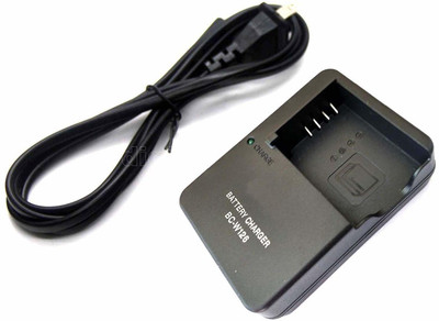BOOSTY BC-W126 Battery Charger for Fujifilm NP-W126 X-T1 E2 A1 M1 HS30 33 X-E1 XE2 XT1 XE1 X-E2 x-M1 XM  Camera Battery Charger(Black)