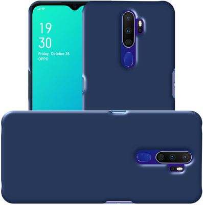CASE CREATION Back Cover for Oppo A5 (2020)(Blue, Dual Protection, Pack of: 1)
