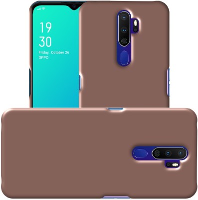 CASE CREATION Back Cover for Oppo A9 2020(Brown, Shock Proof, Pack of: 1)
