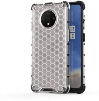 MOBIRUSH Bumper Case for OnePlus 7T(Transparent, Dual Protection, Pack of: 1)