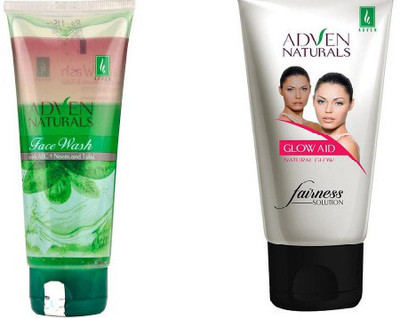 ADVEN Combo of Glow And Fairness Solution & Facewash with ABC + neem and Tulsi(2 Items in the set)