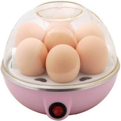 DN BROTHERS Egg Boiler 7 Egg Single layer 11 Egg Cooker, Egg Boiler, Egg Poacher Electric, Egg Steamer (Multicolor) 11 Egg Cooker(Pink, 7 Eggs)